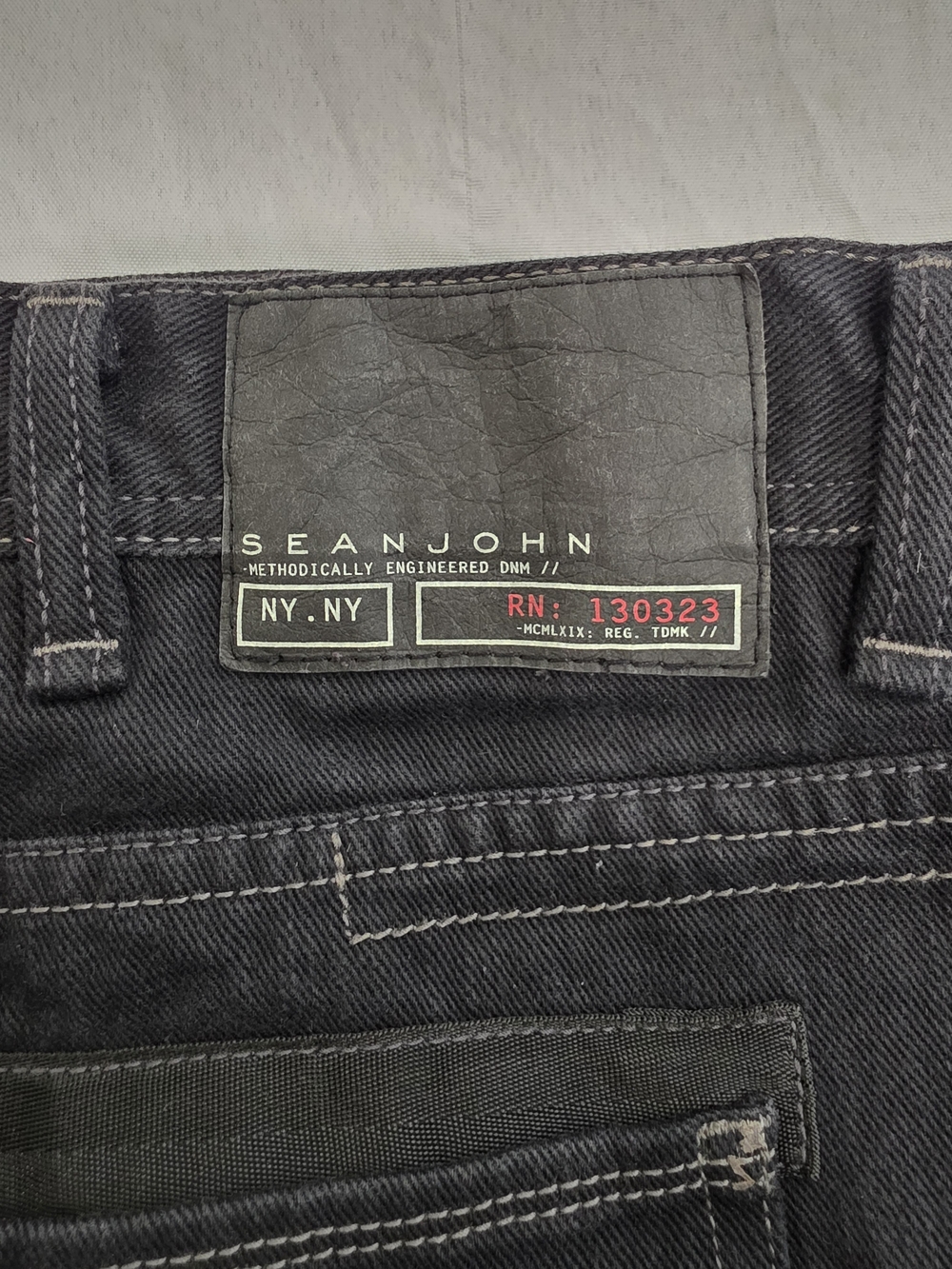 Sean John Black Relaxed Loose Classic Fit Jeans Men W38 L32